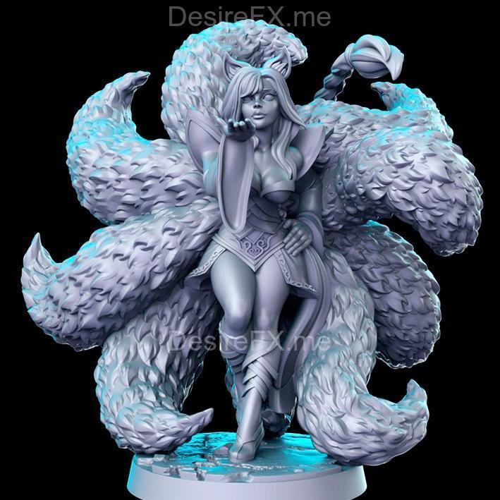 Ahri 3D打印模型|Ahri – League of Legends – 3D Print Model STL