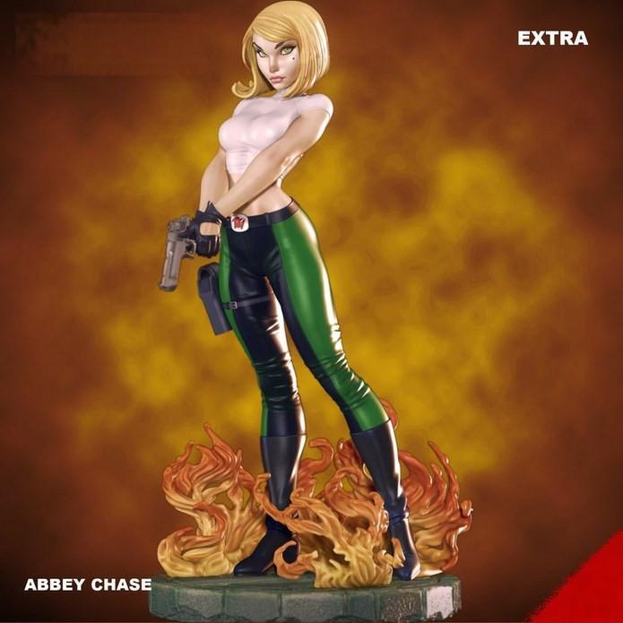 Abbey Chase 3D打印模型|Abbey Chase – Danger Girl – Comic Vine – 3D Model Print