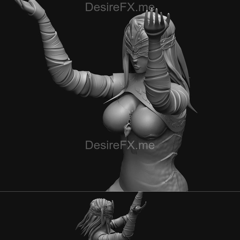 黑暗之魂 火之守卫 3D打印模型|Fire Keeper Dark Souls – 3D Print Model STL