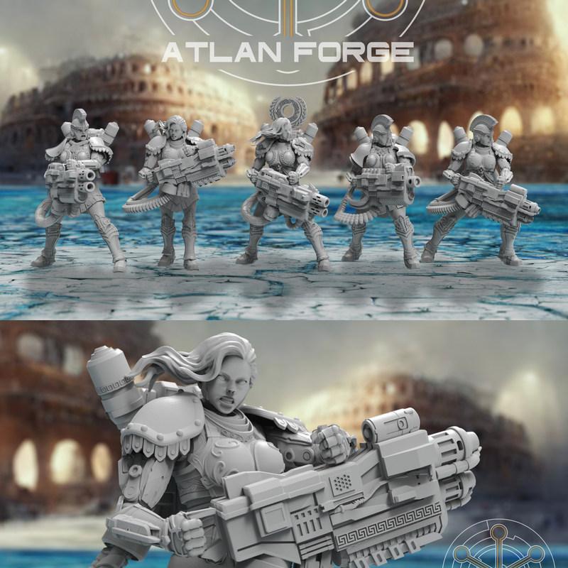 阿特兰锻造厂 - 米诺安希耶里亚 - 3D打印模型|Atlan Forge – Minoan Hiereiai – 3D Print Model