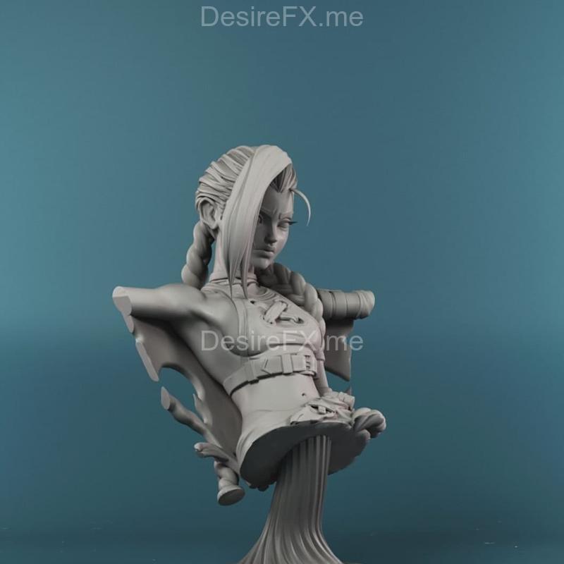 Jinx与吸血鬼的3D打印模型|Jinx Bust and Vampire Bust – 3D Print Model STL