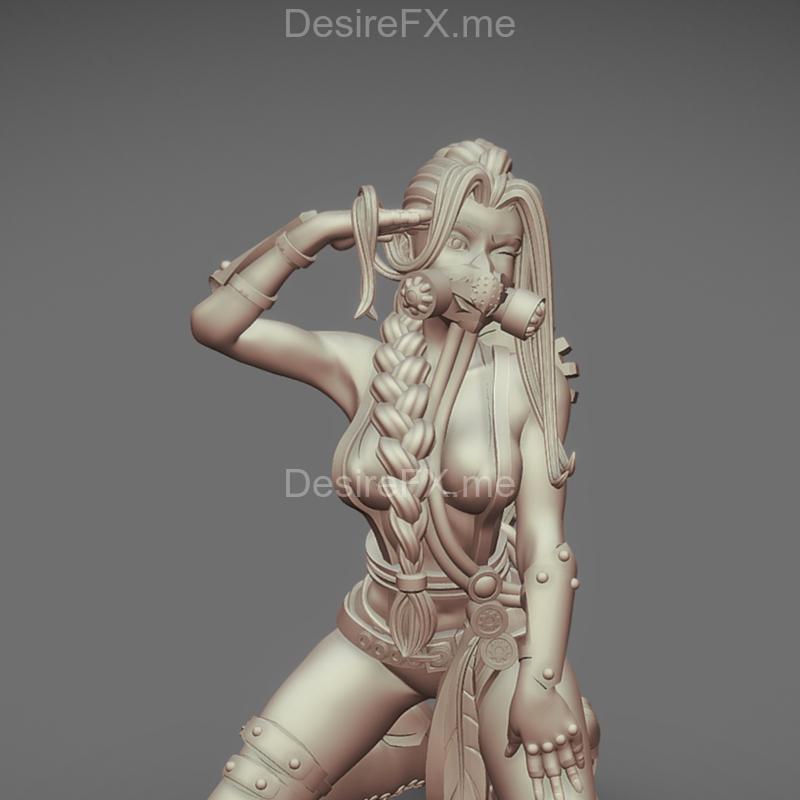 极光探索者0001 - 3D打印模型|Aurora Explorer Pin-up 0001 – 3D Print Model STL