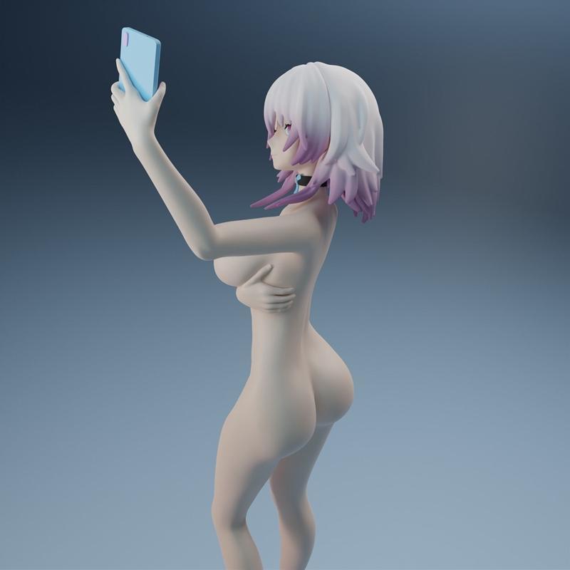 荣耀之战3D打印模型：星穹铁道角色收藏版|March 7th from Honkai Star Rail – 3D Print Model STL