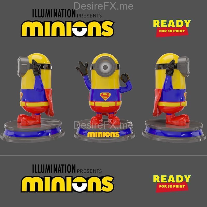 超级迷你矿工人——3D打印模型|Super Minion Man – 3D Print Model STL