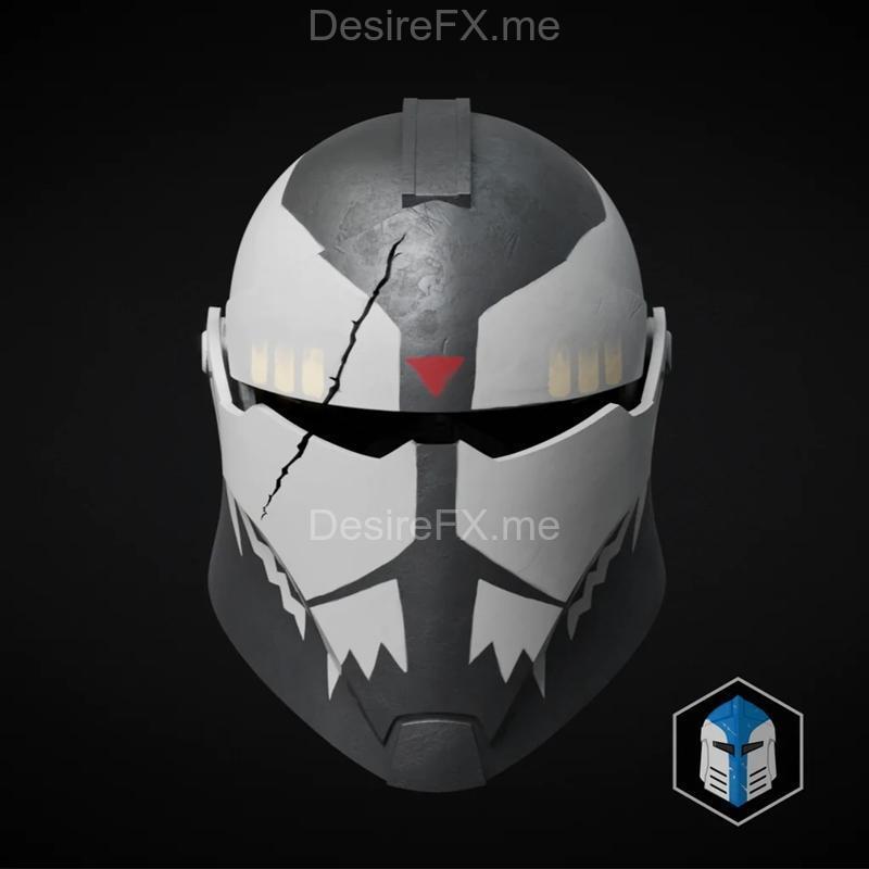 巴托克中世纪指挥官沃尔夫头盔——3D打印模型|Bartok Medieval Commander Wolffe Helmet – 3D Print Model STL
