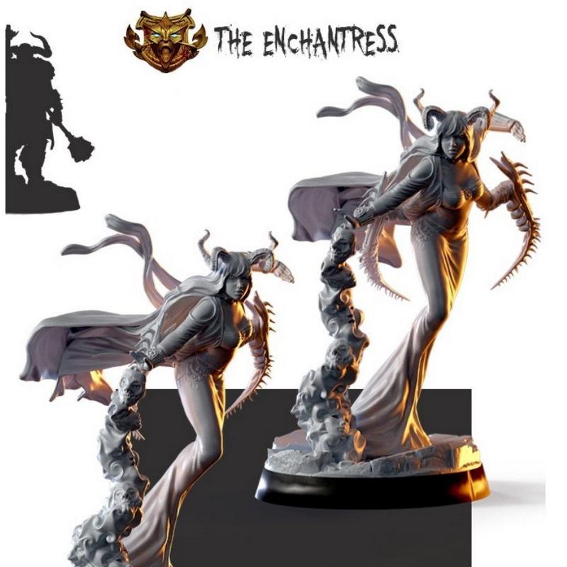 enchantress 3D打印模型|The Enchantress – 3D Print Model