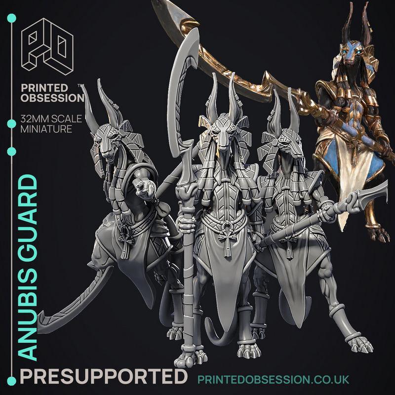 卢克·安布罗斯守卫 3D打印模型|Printed Obsession – Court of Anubis – Anubis Guard – 3D Print Model