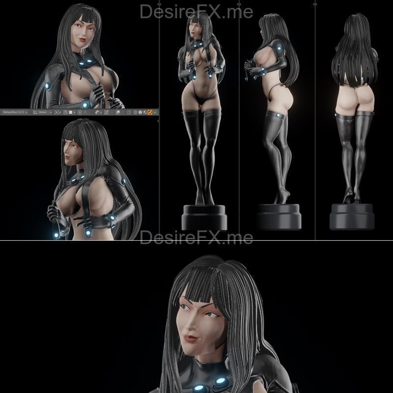 三丽鸥 Gantz 3D打印模型|Reika Shimohira – Gantz – 3D Print Model STL