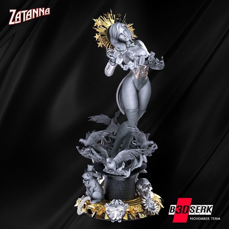 B3DSERK – 雷神 – 闪亮3D打印雕塑|B3DSERK – Zatanna – DC Comics – 3D Print Sculpture