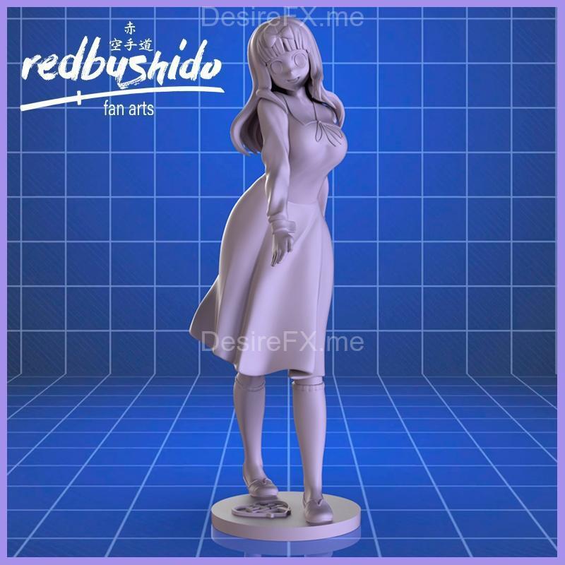 红brushido-荒川智卡-3D打印模型|Redbushido – Fugiwara Chika – 3D Print Model STL