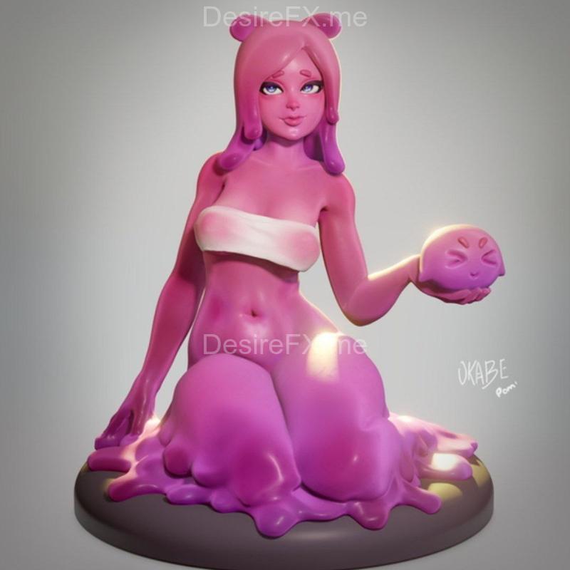 黏液少女 3D打印模型|Slime Girl – 3D Print Model STL