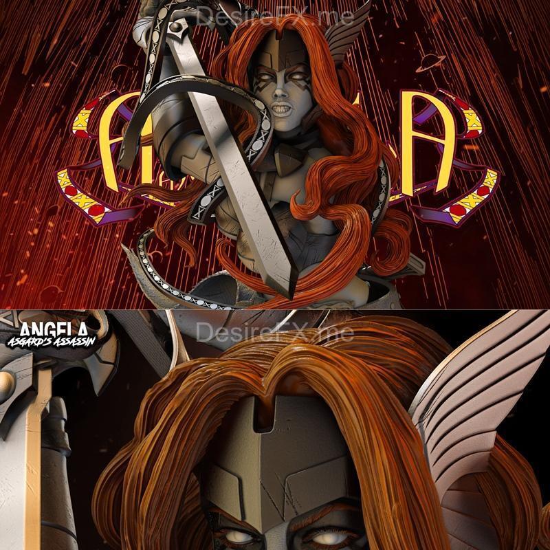 WICKED - 暴风女郎 3D打印模型|WICKED – Angela Bust – 3D Print Model STL