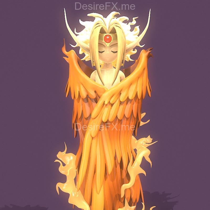 火焰樱之卡牌捕手——3D打印模型|The Firey Sakura CardCaptor – 3D Print Model STL