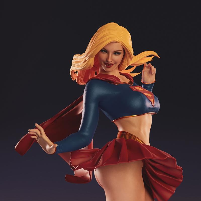 Abe3D - 乐高超级女孩 - 3D打印模型|Abe3D – Supergirl – 3D Print Model STL