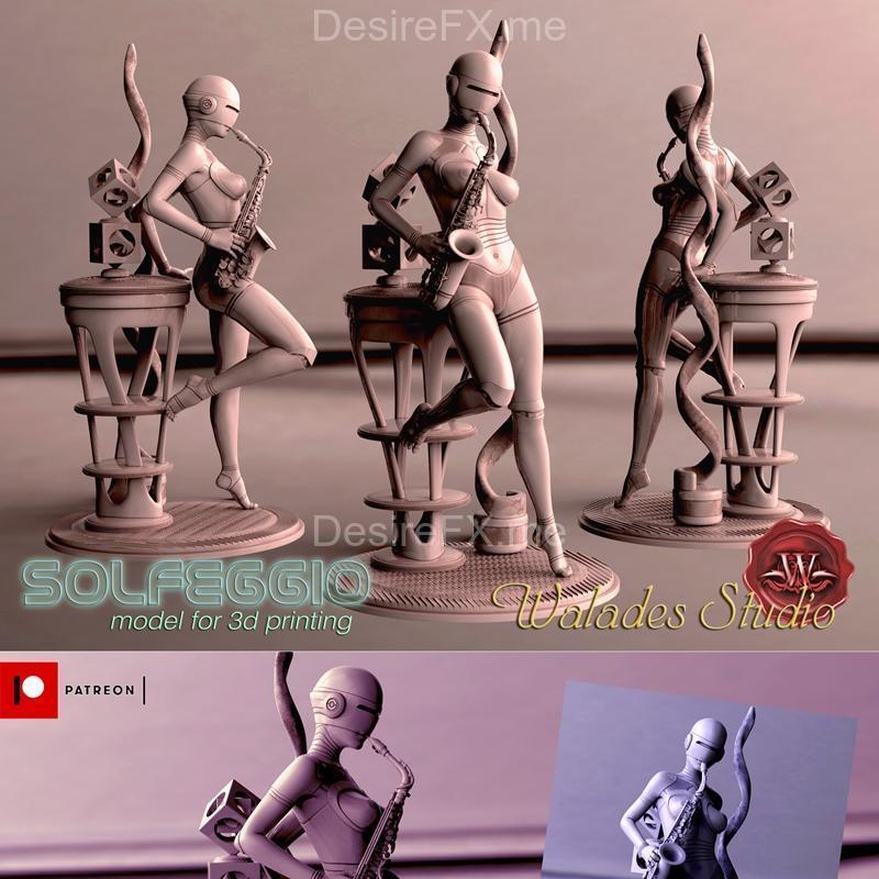 Walades Studio - 音乐调谐频率 - 3D打印模型|Walades Studio – Solfeggio – 3D Print Model STL