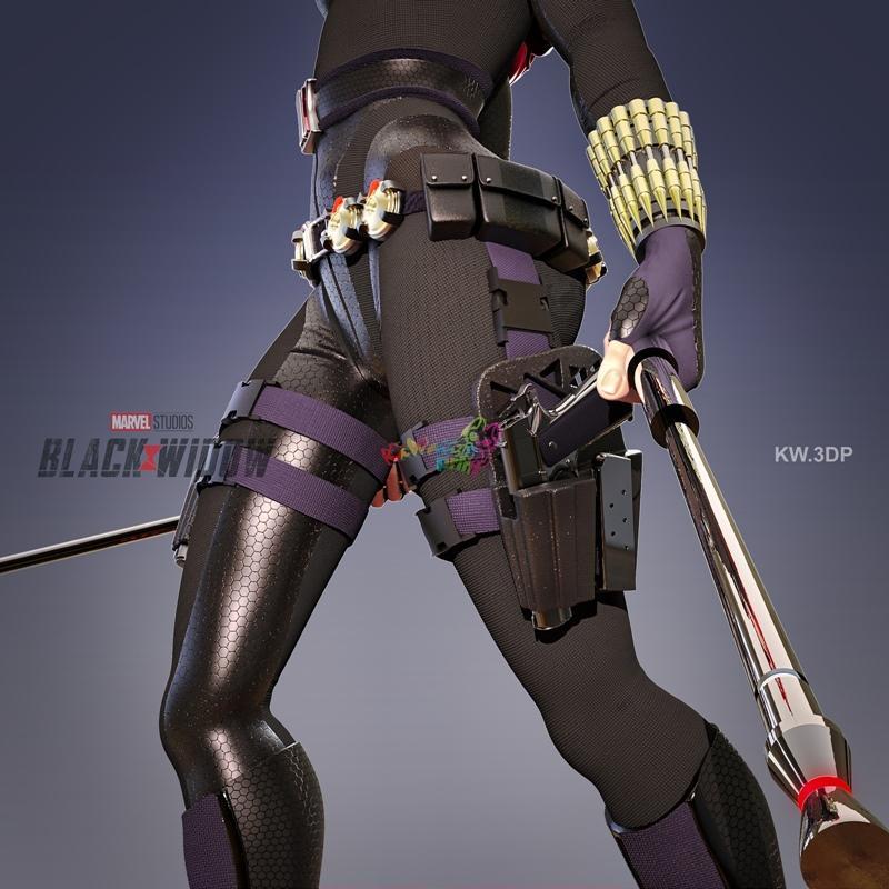 Black Widow – 3D Print Model STL