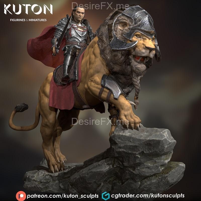 Kuton 3D打印模型：国王莱昂斯（King Leonus）|Kuton – King Leonus – 3D Print Model STL