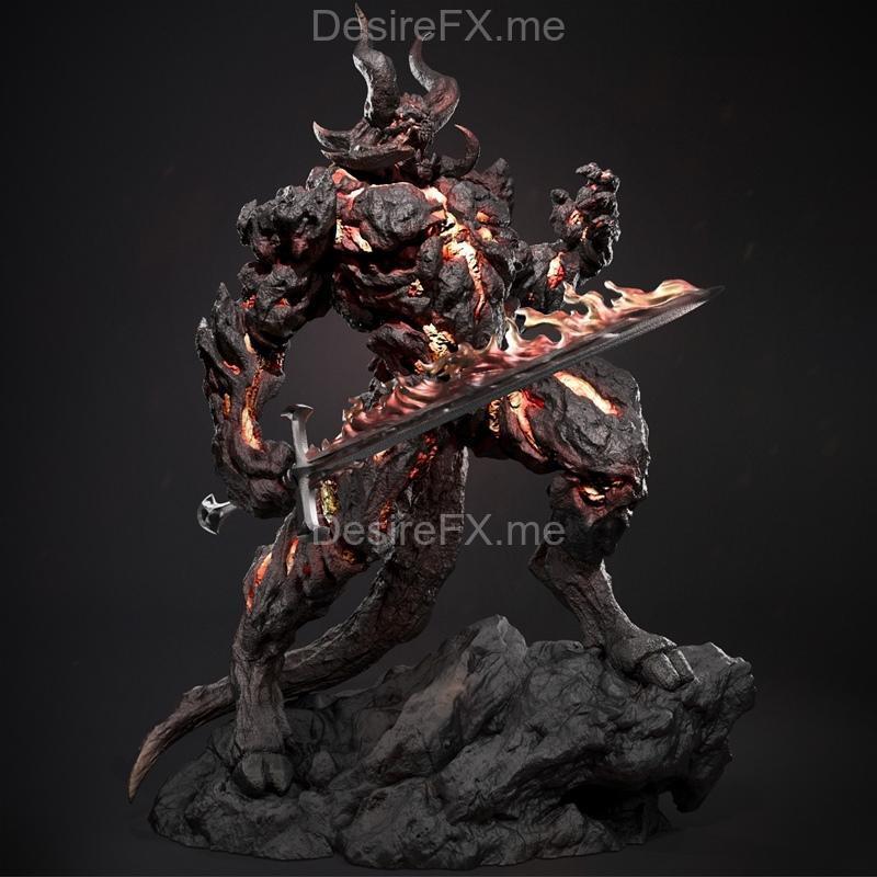 Ca 3D工作室 - 索尔图尔 - 3D打印模型|Ca 3d Studios – Surtur – 3D Print Model STL