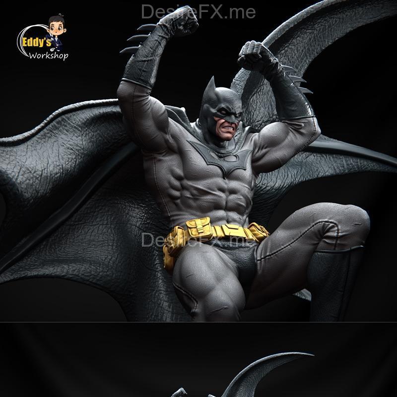 Eddy Workshop蝙蝠侠3D打印模型|Eddy Workshop – Batman Figure – 3D Print Model STL