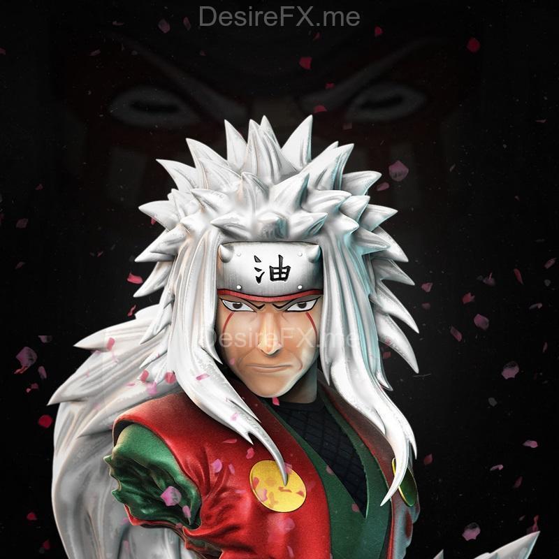 Jiraya 3D打印模型|Jiraya Bust – 3D Print Model STL
