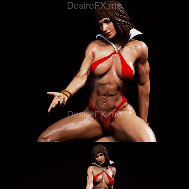3D打印模型：Vampirella角色精品雕塑|3d Verse Studios – Vampirella – 3D Print Model STL