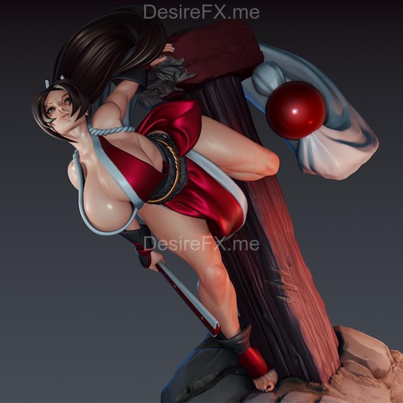 Mai Shiranui 3D打印模型|Mai Shiranui – King of Fighters – 3D Print Model STL