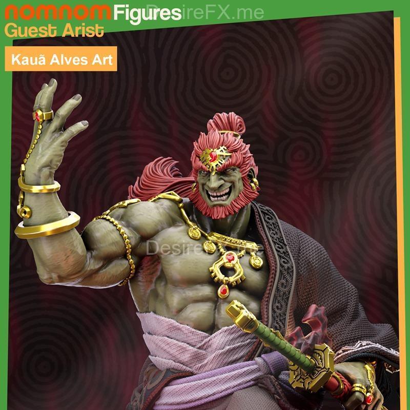 Nomnom工作室出品：海拉鲁之影——甘顿与卡乌恩3D打印模型|Nomnom Figures – Ganon – Kauã – 3D Print Model STL