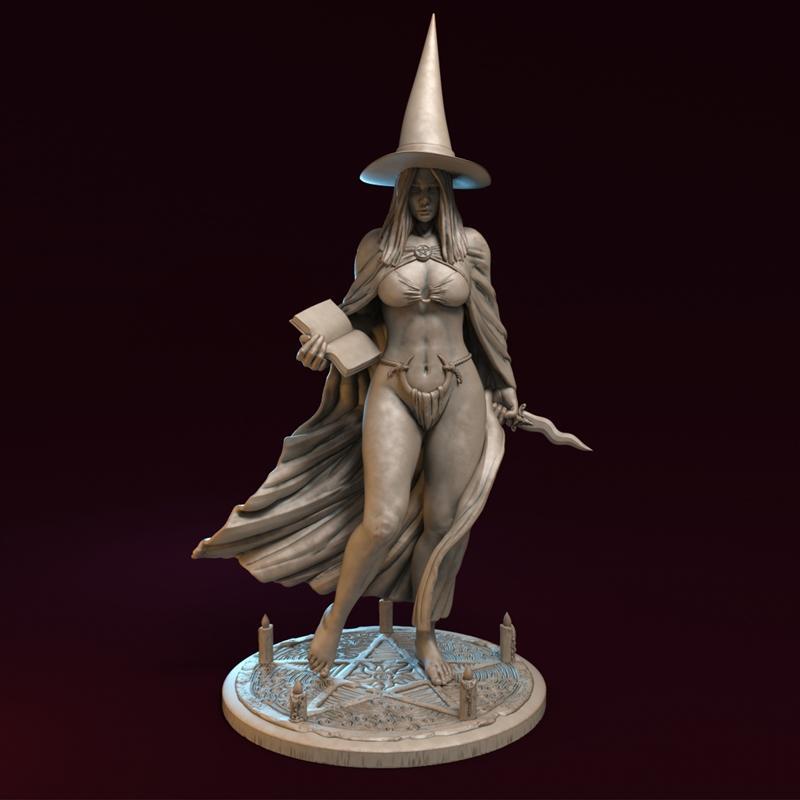 Valeesa魔女 3D打印模型|Valeesa the witch – 3D Print Model STL