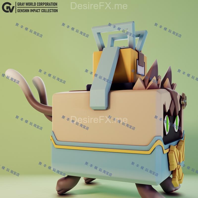 Kirara Box-Cat 3D打印模型|Kirara Box-Cat – 3D Print Model STL
