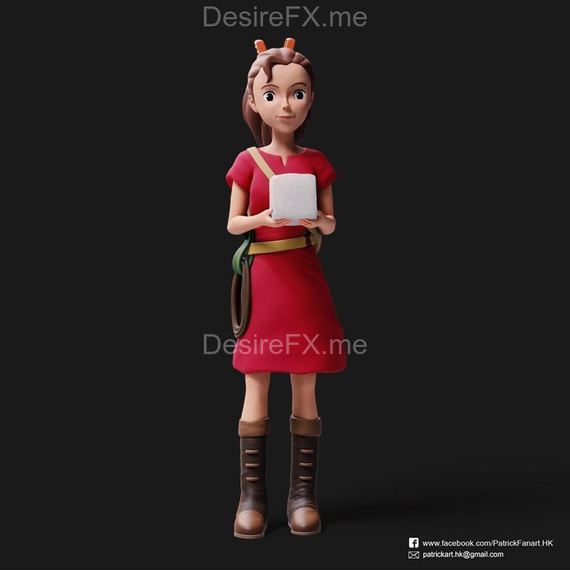 Arrietty 3D打印模型|Arrietty – 3D Print Model STL