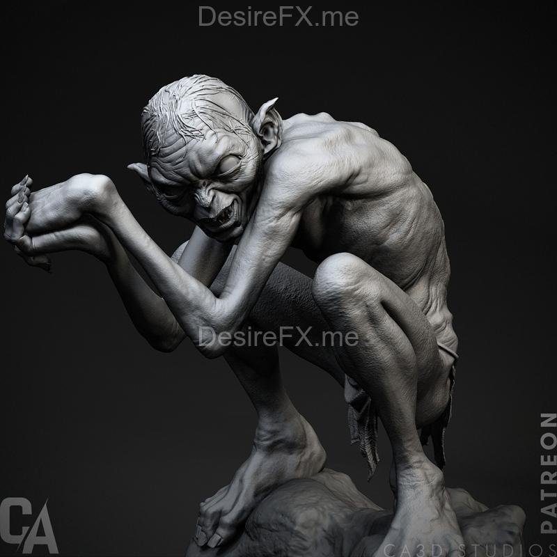 Ca 3d Studios – Gollum – 3D Print Model STL