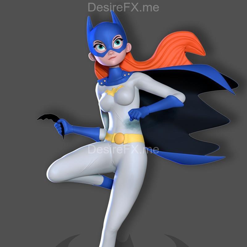 蝙蝠女孩3D打印模型|Batgirl Stylized – 3D Print Model STL