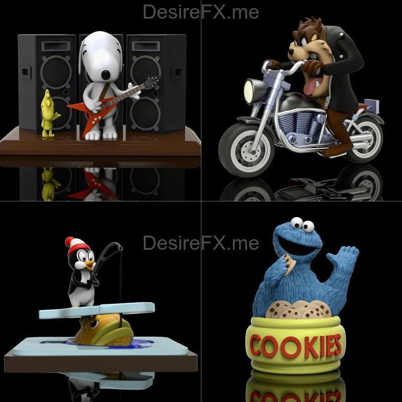 Rowmba 2023暑期3D打印模型：动漫游戏角色立体雕刻版|Rowmba August 2023 – 3D Print Model STL