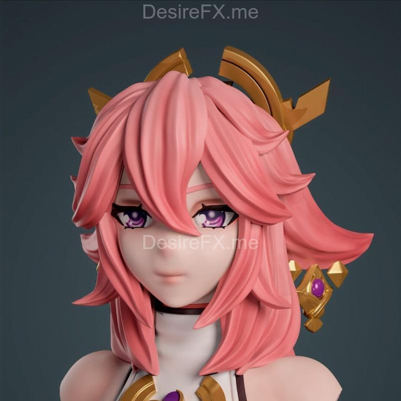 Yae Miko 3D打印模型 STL|Yae Miko – 3D Print Model STL
