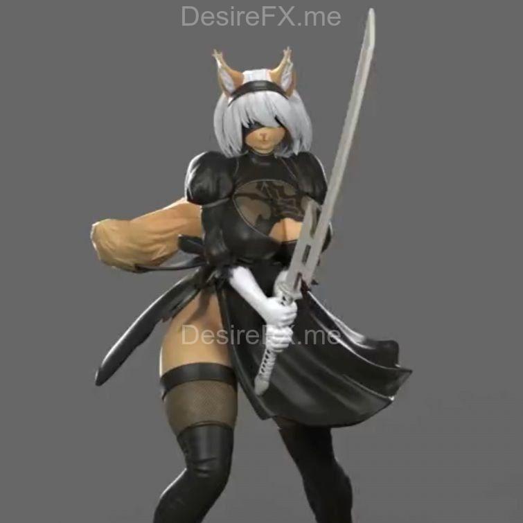2B Furry – 3D Print Model STL