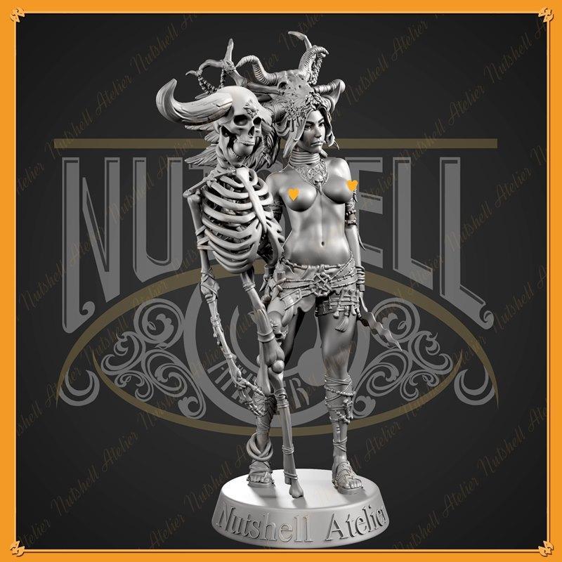 Nutshell工坊 - 奇术医师 - 3D打印模型|Nutshell atelier – Witch Doctor – 3D Print Model STL