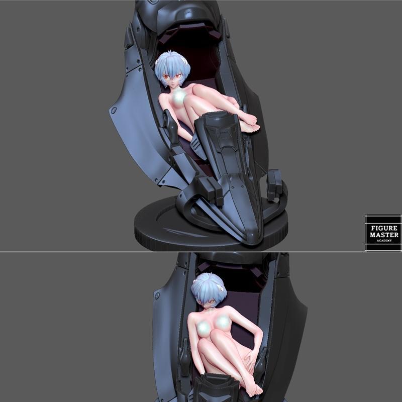 Figuremaster - Rei Cockpit 桃色舱室 3D打印模型|Figuremaster – Rei Cockpit Pink – 3D Print Model STL