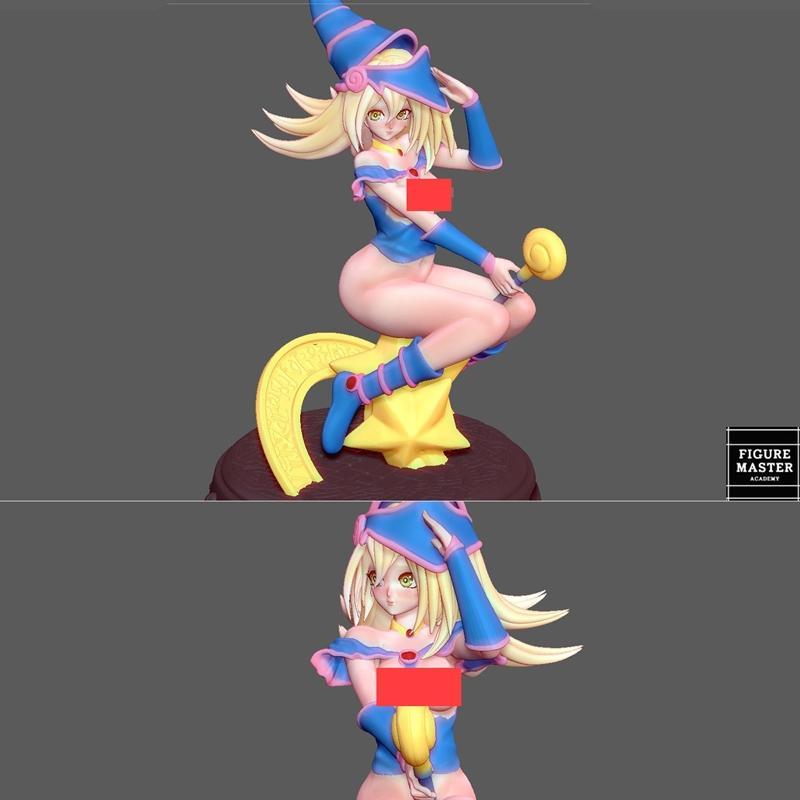 Figuremaster - 黑魔导士2 3D打印裸体模型|Figuremaster – Dark Magician 2 Sexy Naked Nude NSFW – 3D Print Model STL