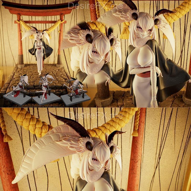 Moth Girl 3D打印模型|Moth Girl – 3D Print Model STL