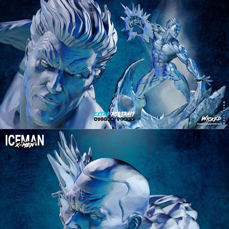 WICKED冰人雕塑 3D打印模型|WICKED – Iceman Sculpture – 3D Print Model STL