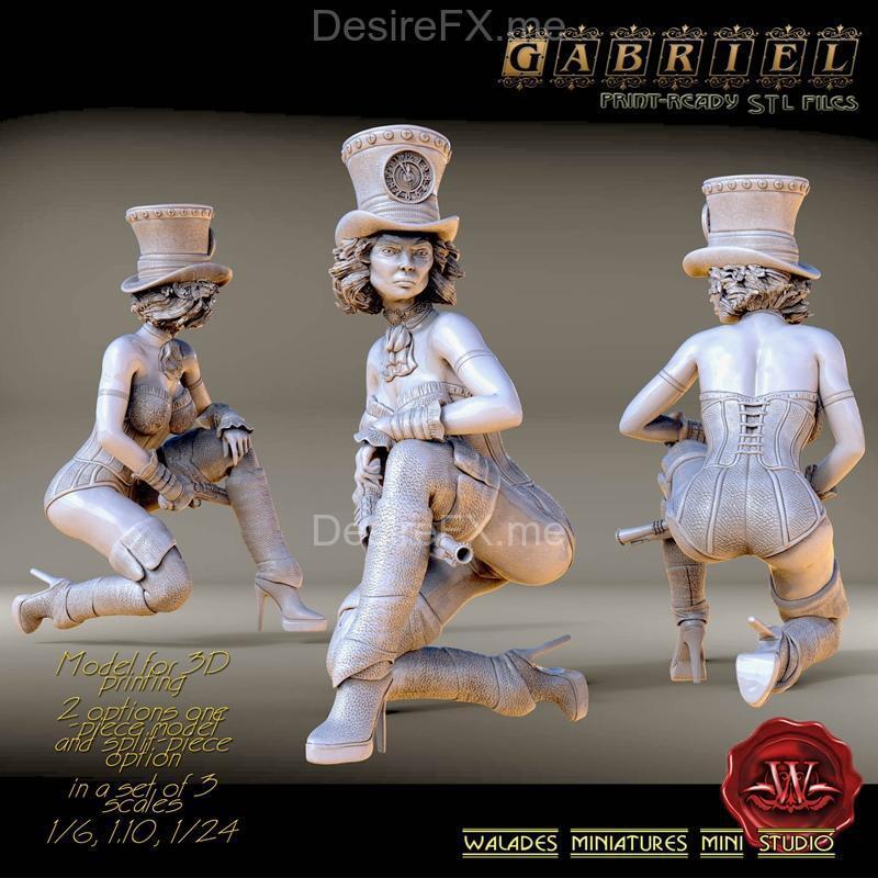 Walades Studio - 伽布拉尔 3D打印模型|Walades Studio – Gabriel 2 – 3D Print Model STL