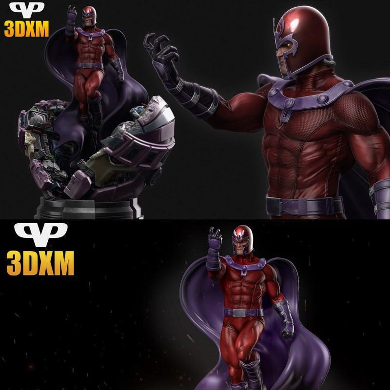 3DXM磁力X战警 Marvel漫画3D打印模型|3DXM – Magneto – X-Men – Marvel Comics – 3D Print Model