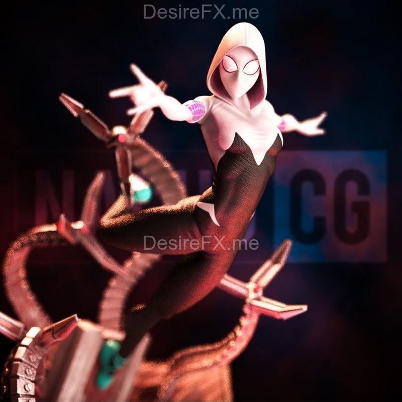 蜘蛛格温 3D打印模型|Fan Art Spider Gwen – 3D Print Model STL