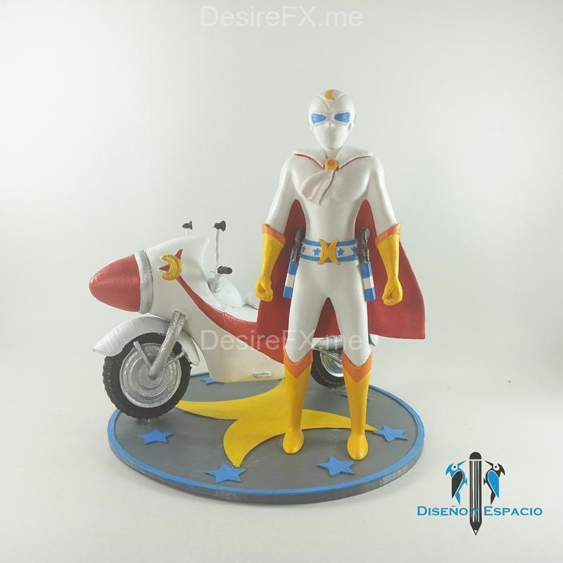 赛普特拉·月光面罩 3D打印模型|Captain Сentella – Moonlight mask – 3D Print Model STL