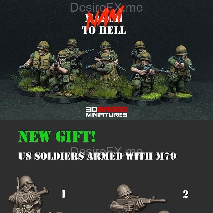 越南之役 3D打印模型|March to Hell – Vietnam – 3D Print Model STL