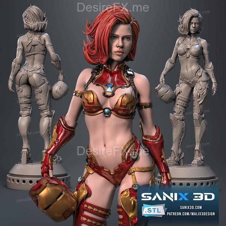 Sanix - 3D打印模型 - 铁拳女（Iron Widow）|Sanix – Iron Widow – 3D Print Model STL