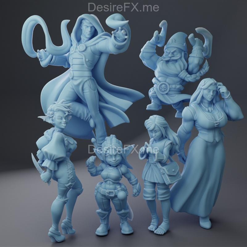 橡木谷迷你模型：3D打印泰坦女神系列|Twin Goddess Miniatures – Oaken Hollow 3 July 2023 – 3D Print Model STL
