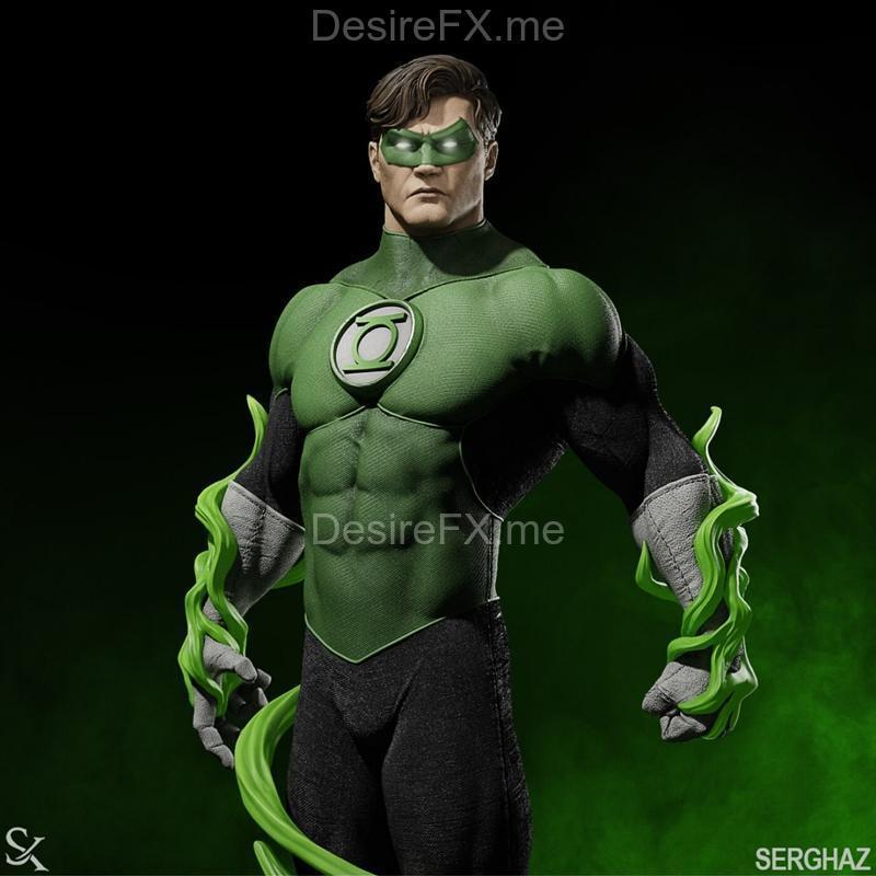 绿灯侠 3D打印模型|Ca 3d art – Green Lantern – 3D Print Model STL