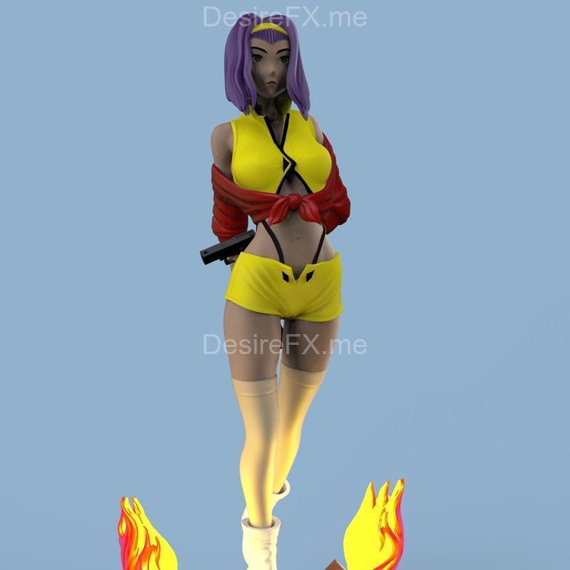 《赛博朋克：费伊·瓦伦蒂恩 3D打印模型》|Cowboy Bebop – Faye Valentine – 3D Print Model STL