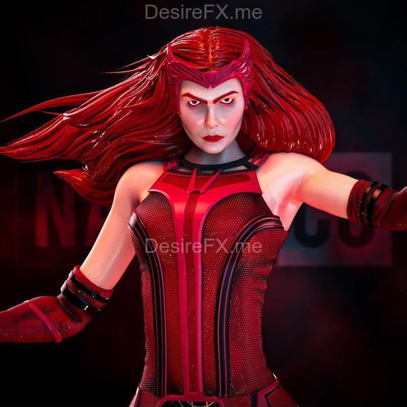 红巫女3D打印模型|Fan Art Wanda – Scarlet Witch Statue – 3D Print Model STL